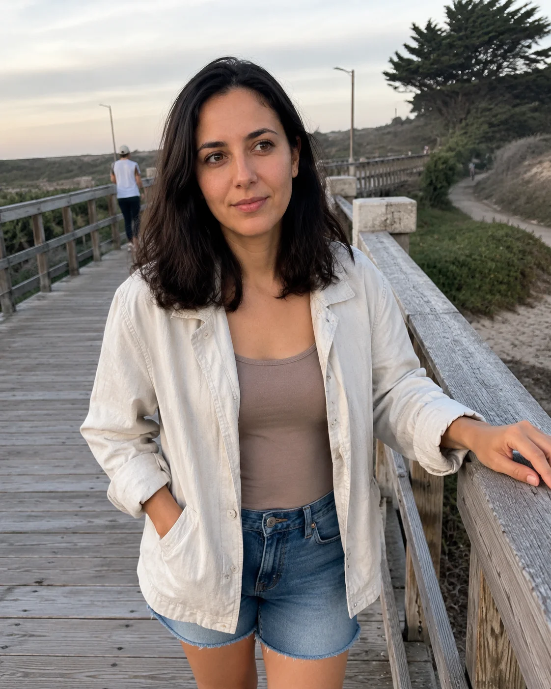 Beach Boardwalk Breeze female dating photo example