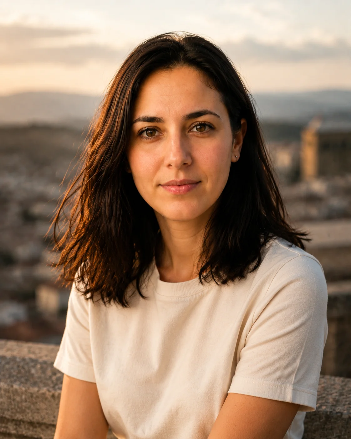 Sunlit Film Portrait example