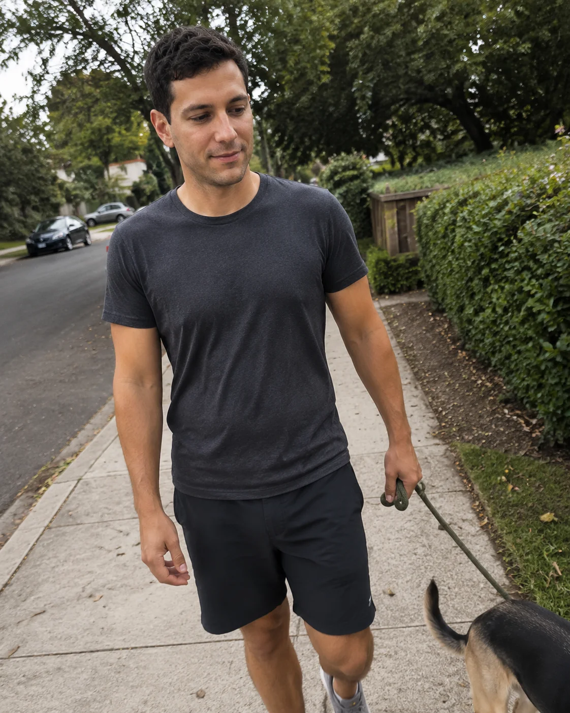 Sunset Dog Walk male dating photo example